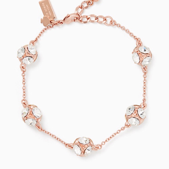 kate spade Jewelry - Kate Spade Lady Marmalade Bracelet in Rose Gold/ Crystal
